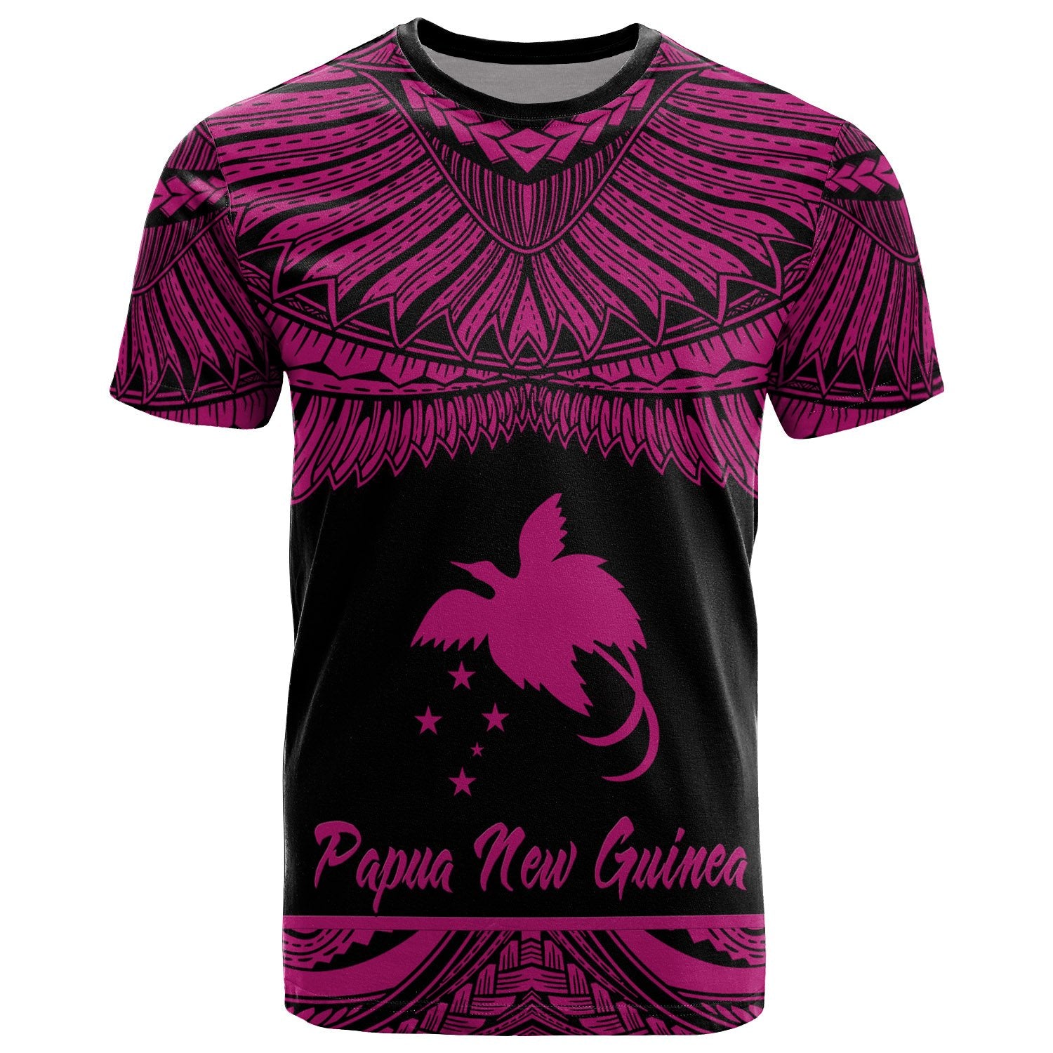 Papua New Guinea Polynesian T Shirt Papua New Guinea Pride Pink Version Unisex Pink - Polynesian Pride