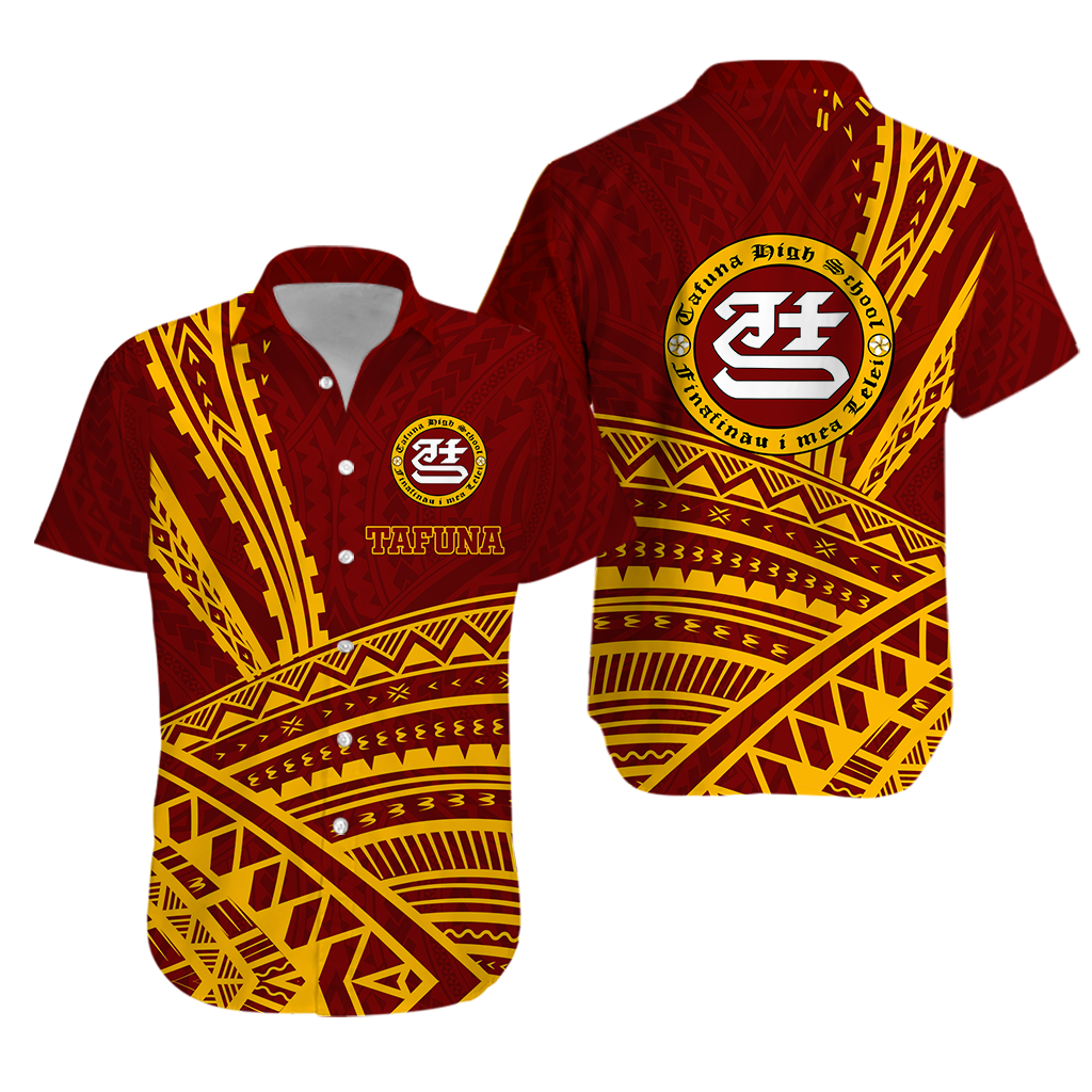 Tafuna High School American Samoa Pride Hawaiian Shirt - LT12 Unisex Red - Polynesian Pride
