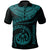 Vanuatu Polynesian Polo Shirt Vanuatu Waves (Turquoise) Unisex Turquoise - Polynesian Pride