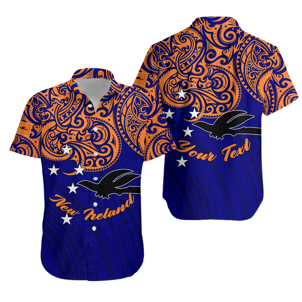 (Custom Personalised) Papua New Guinea New Ireland Pride Hawaiian Shirt - LT12 Unisex Blue - Polynesian Pride