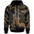 Pohnpei Micronesia Hoodie Polynesian Tattoo Gold Version Unisex Gold - Polynesian Pride