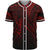 Kiribati Baseball Shirt - Red Color Cross Style Unisex Black - Polynesian Pride