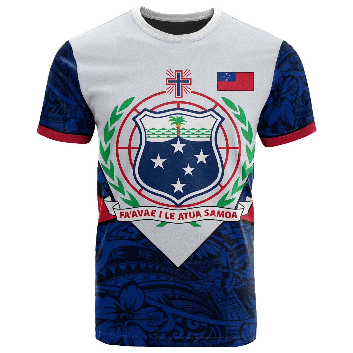 Samoa Polynesian T Shirt Legend of Samoa Unisex Blue - Polynesian Pride