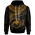 Papua New Guinea Polynesian Hoodie Papua New Guinea Waves (Golden) Unisex Golden - Polynesian Pride