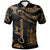 New Caledonia Polo Shirt Polynesian Tattoo Gold Version Unisex Gold - Polynesian Pride