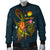 Nauru Polynesian Personalised Men's Bomber Jacket - Legend of Nauru (Blue) Blue - Polynesian Pride