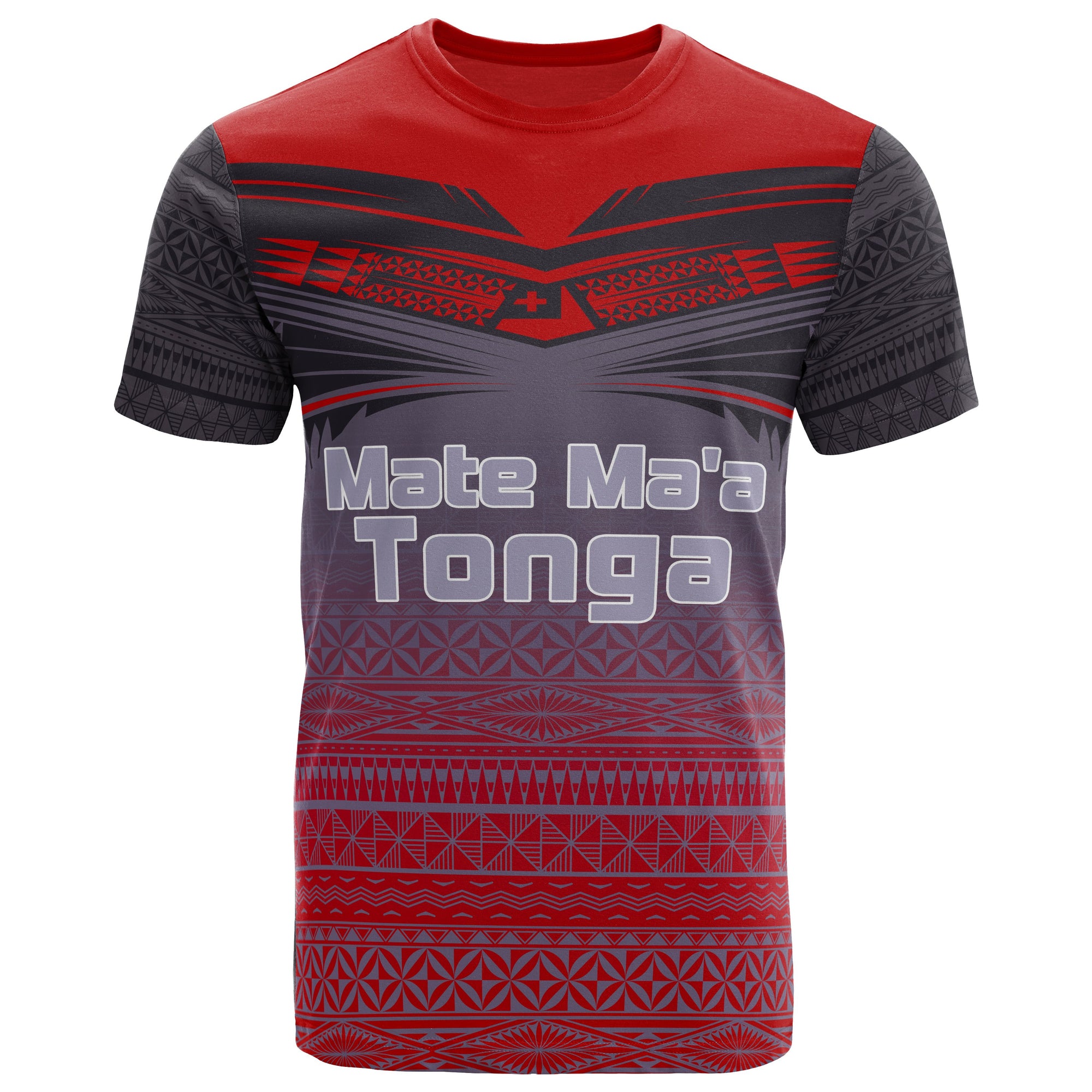 Tonga Polynesian T Shirt Grey Tattoo Unisex Art - Polynesian Pride