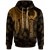 Pohnpei Hoodie Polynesian Wings (Golden) Unisex Golden - Polynesian Pride