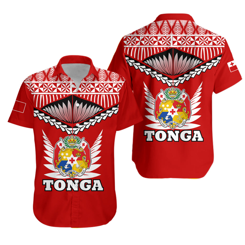 Tonga Hawaiian Shirt - Tongan Pride - LT12 Unisex Red - Polynesian Pride