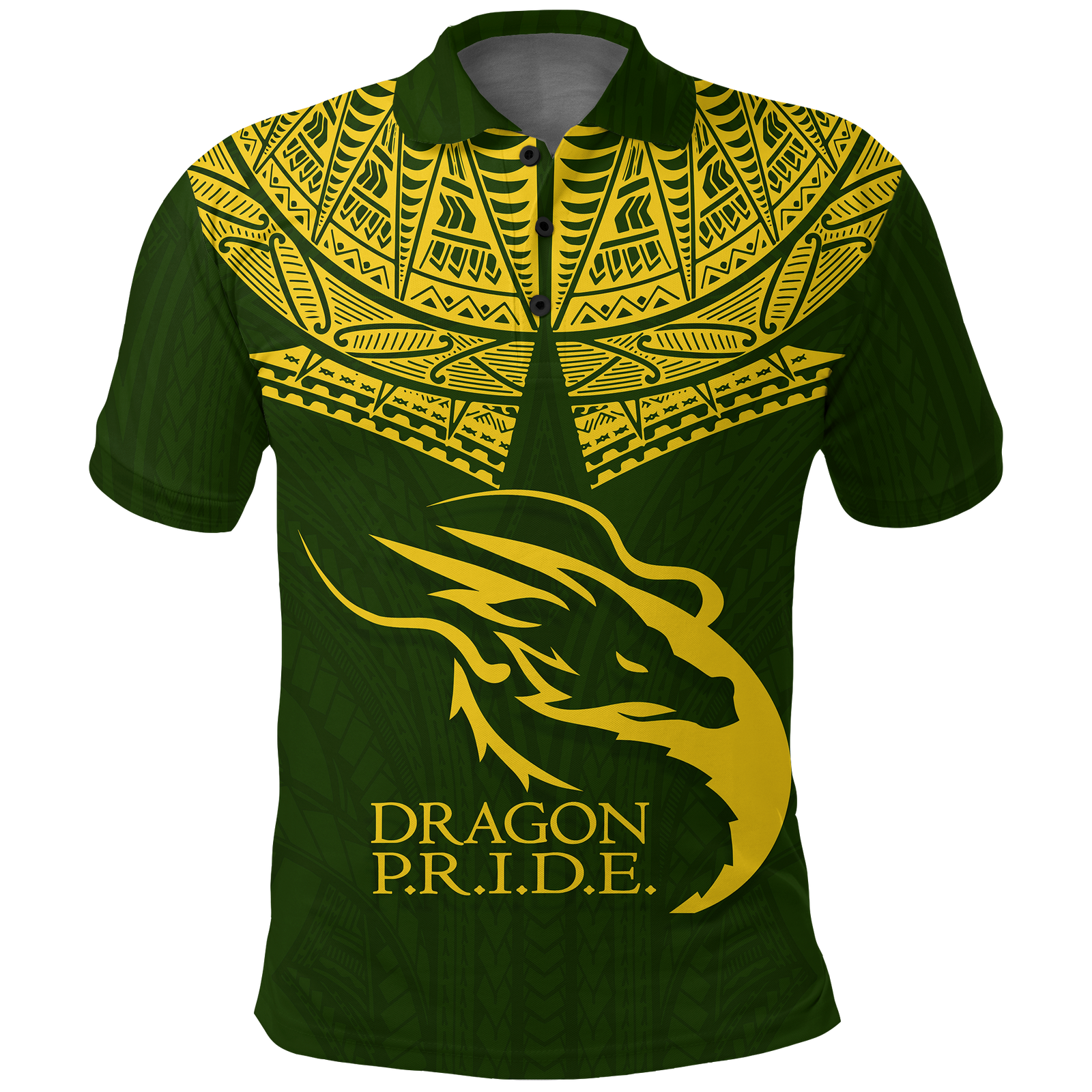 Hawaii Honokaa High and Intermediate School Polo Shirt LT12 Unisex Green - Polynesian Pride