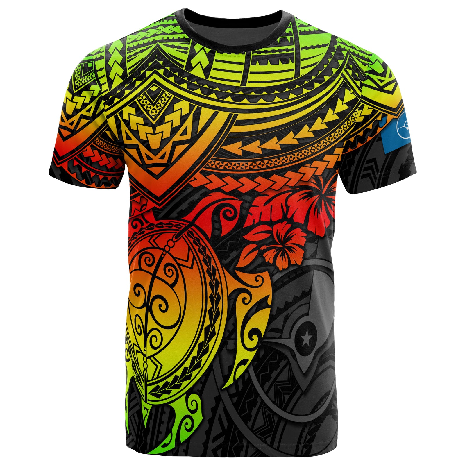 Yap Polynesian T Shirt Reggae Turtle Unisex Reggae - Polynesian Pride