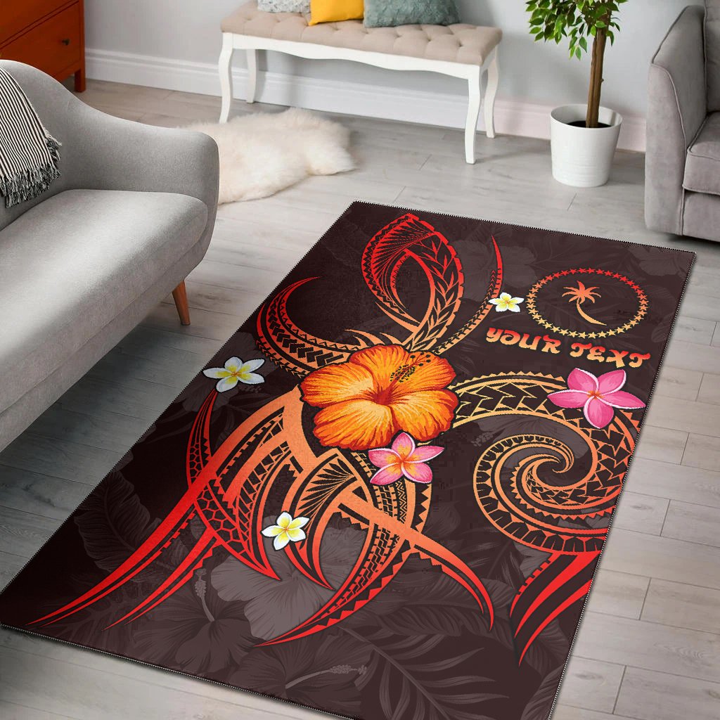 Chuuk Polynesian Personalised Area Rug - Legend of Chuuk (Red) Red - Polynesian Pride