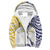 Hawaii Sherpa Hoodie - Kanaka Waipahu High School Sherpa Hoodie Demodern Style AH White - Polynesian Pride