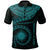 Marshall Islands Polynesian Polo Shirt Marshall Islands Waves (Turquoise) Unisex Turquoise - Polynesian Pride