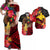 Custom Papua New Guinea Matching Dress and Hawaiian Shirt Bird of Paradise LT13 Black - Polynesian Pride