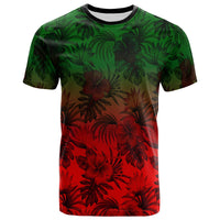 Polynesian T Shirts Red Hibiscus Patterns Unisex Red - Polynesian Pride