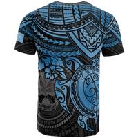 Federated States of Micronesia T Shirt F S M Seal Blue Turtle Hibiscus - Polynesian Pride