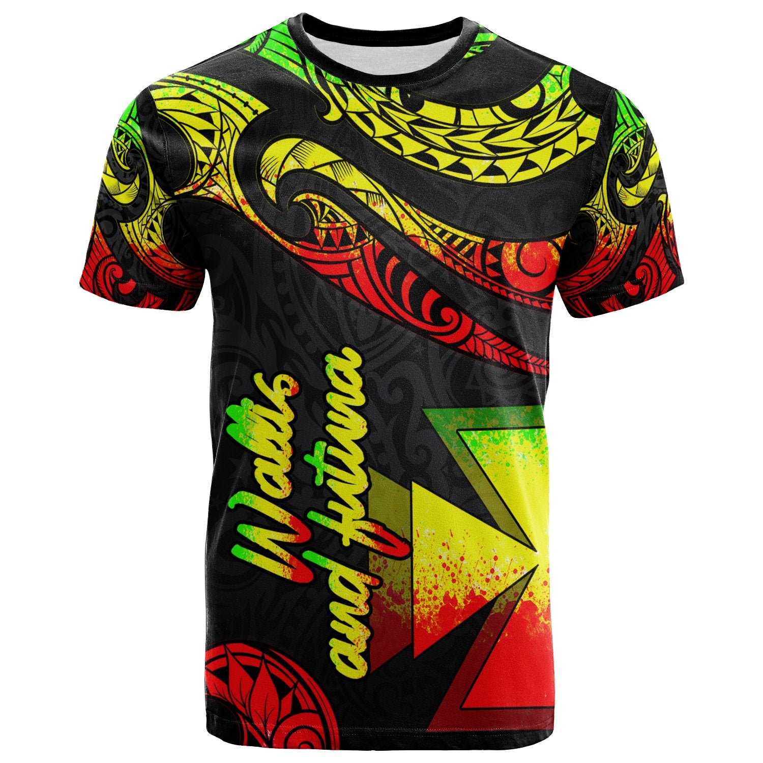 Wallis and Futuna Polynesian T Shirt Polynesian Tattoo Reggae Version Unisex Reggae - Polynesian Pride