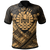 Tahiti Polynesian Polo Shirt Tahiti Gold Seal Camisole Hibiscus Style Unisex Gold - Polynesian Pride