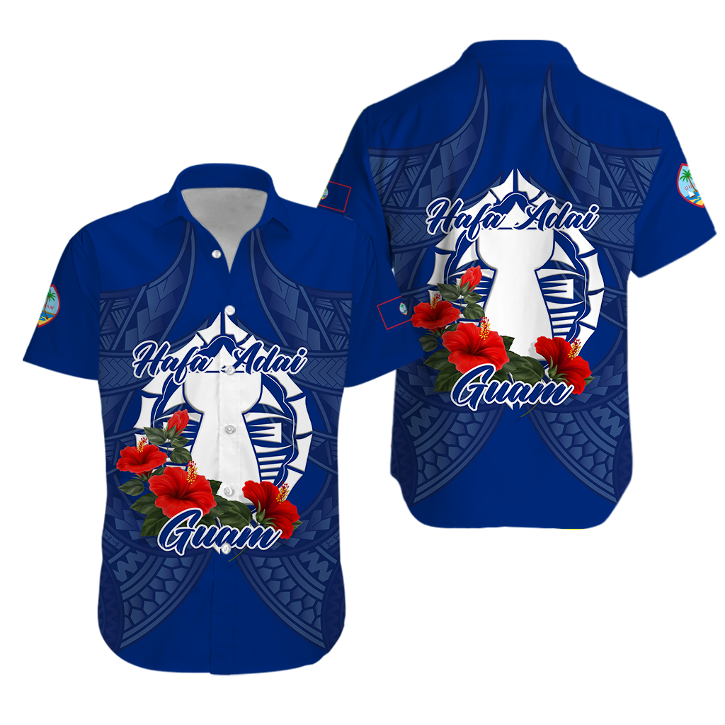 Hafa Adai Guam Legend Hawaiian Shirt - LT12 Unisex Blue - Polynesian Pride
