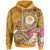 FSM Hoodie Turtle Plumeria (Gold) Unisex Gold - Polynesian Pride