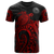 American Samoa Polynesian T Shirt American Samoa Seal Polynesian Red Turtle Tattoo Unisex Red - Polynesian Pride