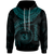 Polynesian Hawaii Hoodiean Waves (Turquoise) Unisex Turquoise - Polynesian Pride