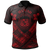 Hawaii Polo Shirt Red Seal Polynesian Patterns Unisex Red - Polynesian Pride