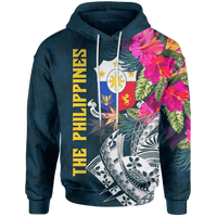 The Philippines Hoodie Summer Vibes Unisex Blue - Polynesian Pride