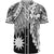 Nauru Polynesian Baseball Shirt - Tribal Wave Tattoo White Unisex White - Polynesian Pride