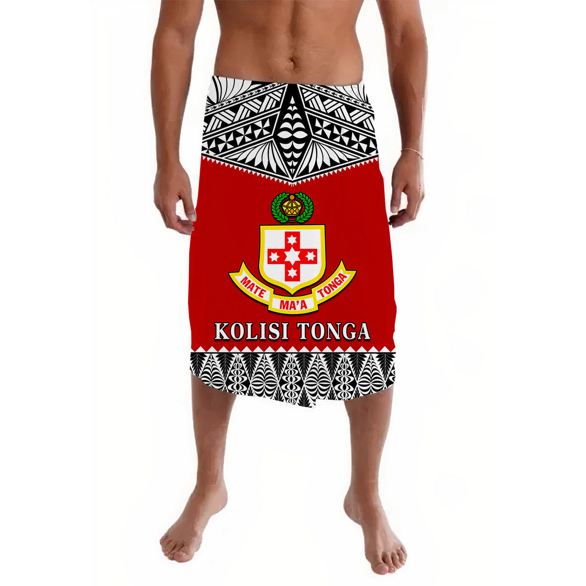 Kolisi Tonga Lavalava College Atele Mate Maa Tonga LT13 Red - Polynesian Pride