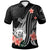 Niue Polo Shirt Polynesian Hibiscus Pattern Style Unisex Black - Polynesian Pride