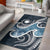 Nauru Polynesian Area Rug - Ocean Style Blue - Polynesian Pride