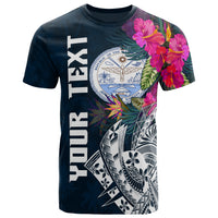 Marshall Island Custom T Shirt Summer Vibes Unisex Blue - Polynesian Pride