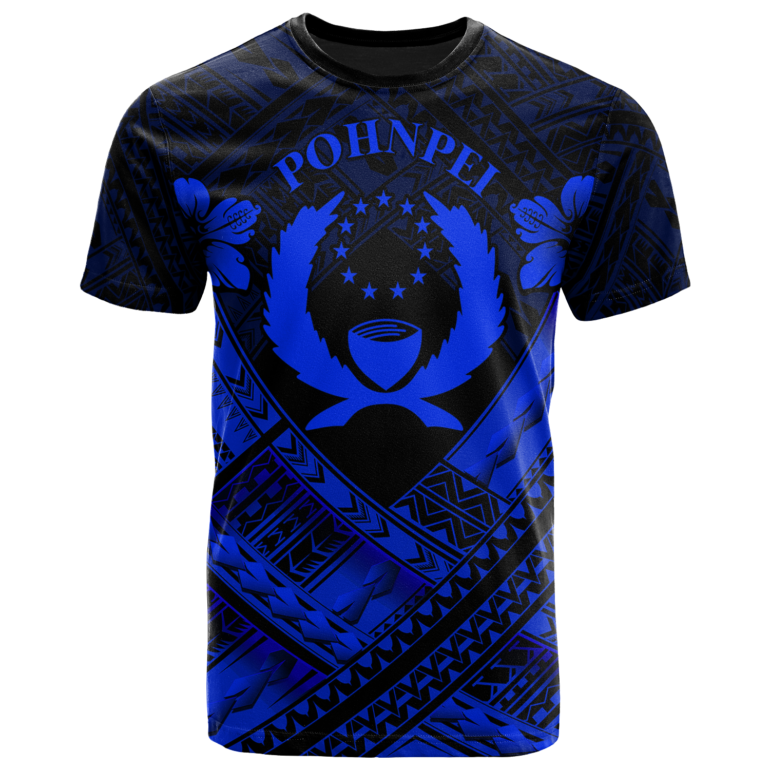 Pohnpei PolynesianT Shirts Pohnpei Blue Seal Camisole Hibiscus Style Unisex Blue - Polynesian Pride