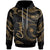 Chuuk Micronesia Hoodie Polynesian Tattoo Gold Version Unisex Gold - Polynesian Pride