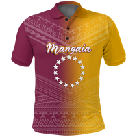 Custom Mangaia Cook Islands Pride Polo Shirt LT12 Unisex Yellow - Polynesian Pride