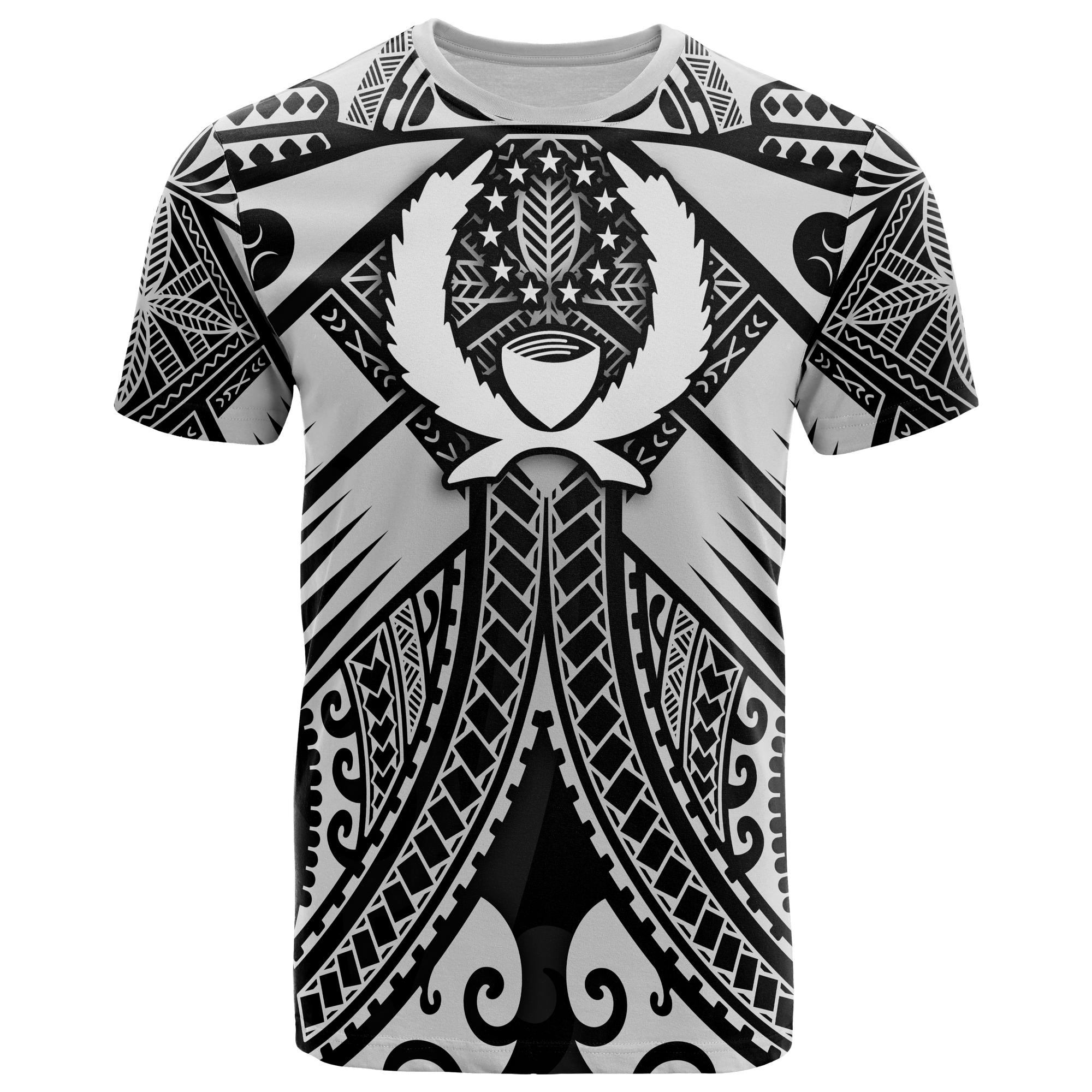 Pohnpei T Shirts White Reggae Seal with Polynesian Tattoo Unisex Reggae - Polynesian Pride