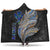 Polynesian Hawaii Hooded Blanket - Polynesian Wings Hooded Blanket Black - Polynesian Pride