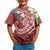 Papua New Guinea Polynesian T Shirt Summer Plumeria (Red) - Polynesian Pride