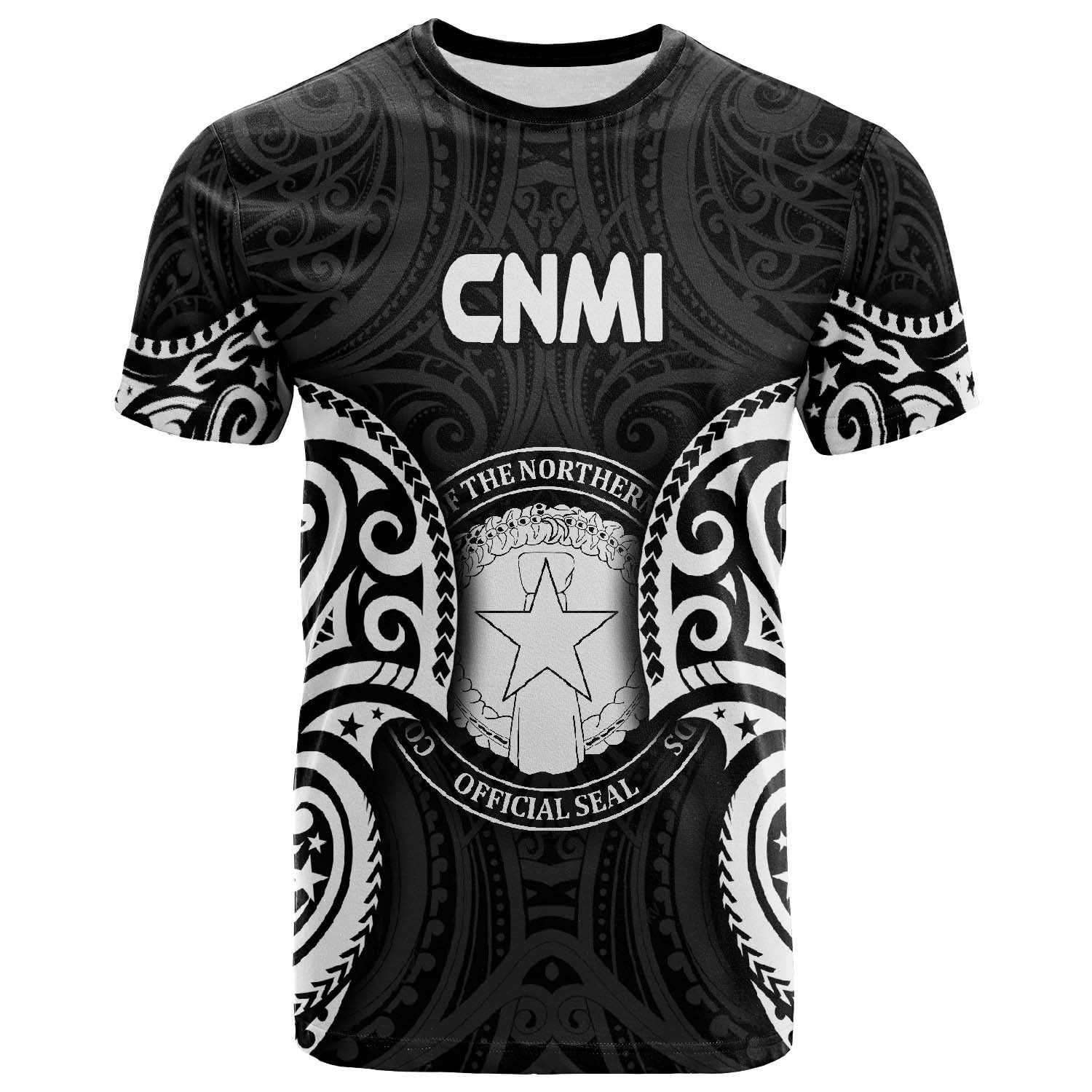 Northern Mariana Islands Polynesian T Shirt CNMI Spirit White Unisex White - Polynesian Pride