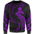 Wallis And Futuna Polynesian Sweater - Purple Tribal Wave Unisex Purple - Polynesian Pride