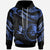 Yap Hoodie Polynesian Tattoo Blue Version Unisex Blue - Polynesian Pride