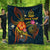 Vanuatu Polynesian Personalised Premium Quilt - Legend of Vanuatu (Blue) - Polynesian Pride