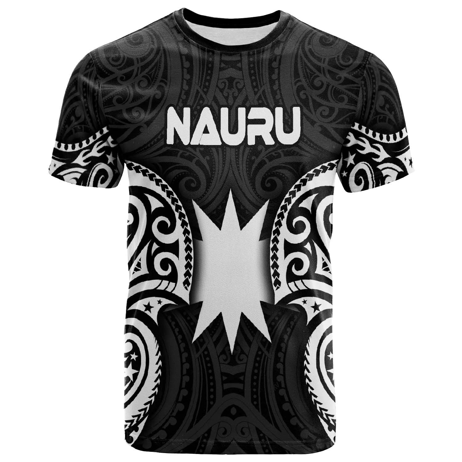 Nauru Polynesian T Shirt Nauru Spirit White Unisex White - Polynesian Pride