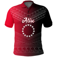Custom Atiu Cook Islands Pride Polo Shirt LT12 Unisex Black - Polynesian Pride