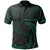 Cook Islands Polynesian Polo Shirt Green Tribal Wave Unisex Green - Polynesian Pride