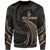 New Caledonia Polynesian Sweater - Gold Tribal Wave Unisex Gold - Polynesian Pride