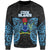 Cook Islands Polynesian Sweater - Spirit Style Blue Unisex Blue - Polynesian Pride