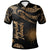 Marshall Islands Polo Shirt Polynesian Tattoo Gold Version Unisex Gold - Polynesian Pride